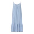 thumbnail image 3 of Robe Maxi pour Femmes Décontractée d'Été Sans Manches à Bretelles Spaghetti, Robe Soleil à Volants à Étages Fluide de Plage Boho Longue, 3 of 6