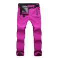 thumbnail image 2 of Milaget Pantalon de Ski pour Femmes Coquille Souple Épais pour Voyage Randonnée Rouge Rose, 2 of 9
