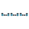 thumbnail image 4 of Decodeary Skateboard Rebuild Kit Bushings Washers for Pivot Cups for 2 Trucks 3.25in Blue 5 Inch 3Set, 4 of 6
