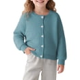 thumbnail image 5 of Liyamei Cardigan en Tricot à Rayures Uni pour Enfants, Manteau Chandail pour Garçons, Filles et Bébés, Cardigan pour Bébé à Col Rond en Tricot, 5 of 5