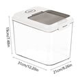 thumbnail image 3 of sdhkgrrt under $5 Airtight Rice Container, Large Airtight 22Lb Rice Container,Food Storage Cereal Container with Measuring Cup,Pet Dog Food Storage Container,Flour Grain Container for Household, 3 of 6