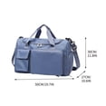 thumbnail image 1 of Travel Foldable Crossbody Shoulder Bag with Large Capacity 3-5 Day Clothing Storage and Multiple Compartments, 1 of 2