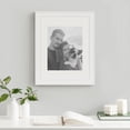 thumbnail image 2 of DesignOvation Leno 11" x 14" Matted 8" x 10" White Picture Frame, 2 of 8