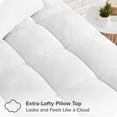 thumbnail image 2 of Bare Home Pillow-Top Mattress Pad, Reversible Topper, Full, 2 of 8