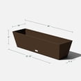 thumbnail image 3 of Veradek Pure Series Window Box 36" Plastic Planter, 3 of 6