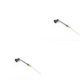 thumbnail image 3 of yingyy Model Railway Lamp Outdoor 1:87 Scale Streetlight Building LED Park Light Garden Yard Building Layout Decorations Type A Black 2Set, 3 of 6