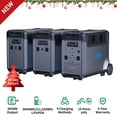 thumbnail image 1 of ABOK Ark3600 Solar Generator With Two Extra Battery Pack 3840B, Expandable to 11520Wh, Power Station for Home Backup Activity, 1 of 9