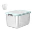 thumbnail image 2 of Lipstore Grain Rice Storage Container Airtight Rice Storage Bin for Cereal Flour Nuts 7.5KG Blue, 2 of 8