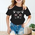 thumbnail image 2 of Xuewenshw T-Shirt Graphique Mignon pour Fille, Col Rond, Manches Courtes, Été, Décontracté, T-Shirt, Banane, Filles, 2 of 5