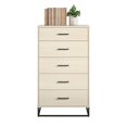 thumbnail image 4 of Kelly 5 Drawer Dresser, Ivory Oak, 4 of 9