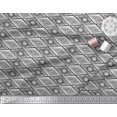 thumbnail image 3 of Soimoi Modal Satin Fabric Geometric Block Print Fabric by The Yard 42 Inch Wide, 3 of 3