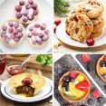 thumbnail image 2 of 2 Pack Large Silicone Baking Molds Reusable 6-Cavity  Disc Mold Non-Stick Mold for Cake Candy, 2 of 11