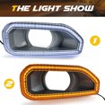 thumbnail image 4 of AMERICAN MODIFIED Couvertures de Feu de Brouillard avec Signal de Virage pour Jeep 18-24 Wrangler JL, 4 of 8