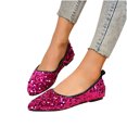 thumbnail image 1 of Cameland Small Fragrant Style Sequined Shoes Women Spring 24 New Style Shallow Mouth Pointed Toe Flat Shoes Women, 1 of 7
