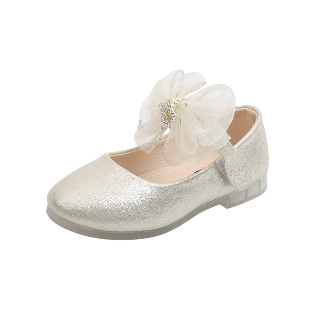 TIMIFIS Princess Shoes Toddler Dress Shoes Flower Slippers Princess Mary Low Heels - Spring