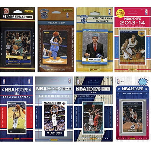 C&I Collectables PELICANS817TS NBA New Orleans Pelicans 8 Ensembles d'Équipe de Cartes à Échanger sous Licence Différents