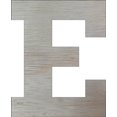 thumbnail image 1 of Wooden Block Letters, Unfinished 4'' Rockwell E, Craft, 1 of 1