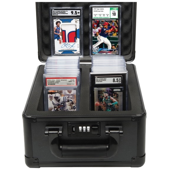 Panopply Étui de Rangement pour Cartes Graduées Psa à 2 Rangées 80+ en Dalle, Étui pour Cartes Graduées Psa, Étui pour Cartes Graduées, Étuis de Baseball pour le Rangement de Cartes de Sport (2 Rangées)