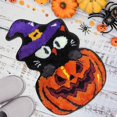 thumbnail image 1 of HANDIED Polyester carpet Cute Pumpkin Fall Halloween Bathroom Mat Microfiber Gothic Halloween Bathroom Rug Non Slip Washable Funny Pumpkin Halloween Shower Bathroom Rug Bathroom Deco, 1 of 4