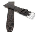 thumbnail image 2 of 20mm Crocodile Style Leather Watch Strap Band, 2 of 7