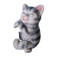 thumbnail image 2 of Abbracc Hanging Animal Statue Flower Pot Hugger Creative Garden Sculpture Resin Figurine Gray Kitty, 2 of 9
