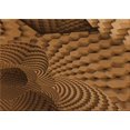 thumbnail image 1 of Ahgly Tapis Rectangulaire Lavable en Machine Intérieur Transitionnel Rouge Nuit, 7 Pieds x 9 Pieds, 1 of 7