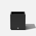 thumbnail image 1 of Veradek Block Series Cube Medium Plastic Planter - Black, 1 of 13