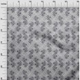 thumbnail image 2 of oneOone Georgette Viscose Fabric Leaves & Floral Block Fabric Prints By Yard 42 Inch Wide, 2 of 4