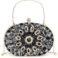 thumbnail image 1 of Sac Pochette de Soirée en Strass pour Femmes, Pochette de Mariée avec Diamants, Sacs à Main pour Mariage, Bal, Cocktail, Fête, 1 of 7