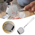 thumbnail image 2 of Fine Mesh Square Mesh Stainless Steel Spoon Square Filter Soup Strainer With Long Handle Firm Stable Handle Smoothing Spoon For Kitchen Cooki Vegetable Brush Vegetable And Fruit Wash Strainer Bags Fr, 2 of 9