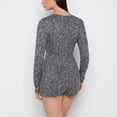 thumbnail image 3 of Placket Front Onsie in Tuxedo Black, 3 of 5