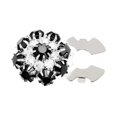 thumbnail image 2 of Esquirla Decorative Rhinestone Button Cover DIY Decoration Clip on for Dress Suit Hat black, 2 of 8