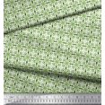 thumbnail image 3 of Soimoi Silk Fabric Geometric Small Printed Fabric 1 Yard 42 Inch Wide, 3 of 3