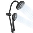 thumbnail image 1 of Costway High Pressure Shower Head Combo Handheld Shower Head & Rainfall Showerhead Black, 1 of 10