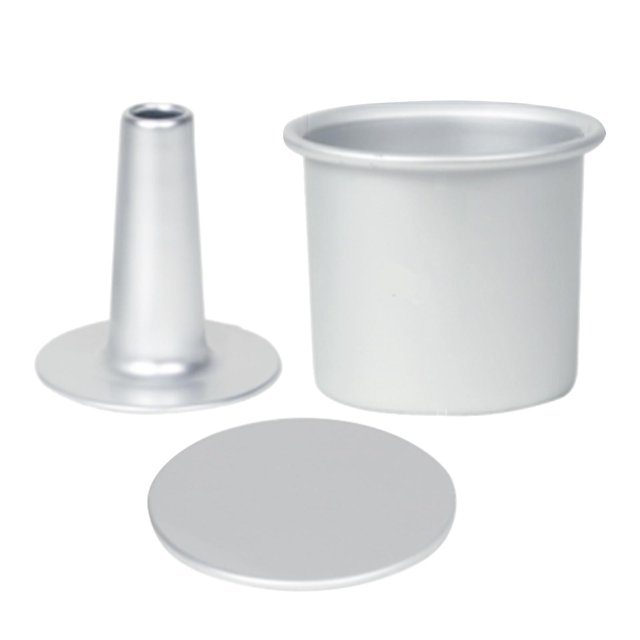 veasfak Moule à Cheesecake en Alliage d'Aluminium Petit 4 Po et Plaque Inférieure
