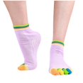 thumbnail image 3 of Split Toe Yoga Socks Breathable Sweat Socks Yoga Non-slip Five-finger Socks, 3 of 4