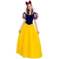 thumbnail image 2 of HAWEE Femmes Halloween Classique de Luxe Princesse Snow White Costume Adulte Reine Robe de Conte de Fées Rôle Cosplay, 2 of 5