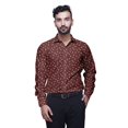 thumbnail image 1 of BESTMAN Cotton Shirt With Pockets Spread Collar Button Down Formal Shirt, 1 of 5