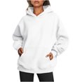 thumbnail image 1 of MeetoTime Sweat à Capuche Surdimensionné pour Femmes 2024 Décontracté à Manches Longues avec Poches, 1 of 5