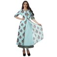 thumbnail image 1 of Moomaya Ensemble Kurta de Fête Indienne de Designer Ensemble Ethnique Robe Tunique Pantalon pour Femmes - TP, 1 of 1