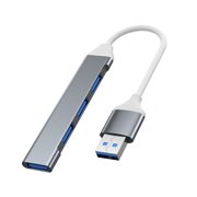 Birdeem Mini Usb Hub Extensions, 4 Port Usb , Usb Adapter Station, Ultra Slim Portable Data Hub, Usb Splitter Aluminum