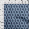 thumbnail image 1 of oneOone Polyester Lycra Grayish Blue Fabric Geometric Line Ikat Craft Projects Decor Fabric Printed By The Yard 56 Inch Wide, 1 of 4