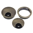 thumbnail image 4 of Milaget 2Pcs 60mm Desk Grommet Adjustable Cord Cover, Cables Hole Wire Management Bronze, 4 of 8