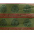 thumbnail image 4 of oneOone Georgette Viscose Fabric Leaves & Lotus Block Print Sewing Fabric BTY 42 Inch Wide, 4 of 4