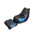 thumbnail image 2 of Boscoman Vinyl Bean bag Lounger with Footrest, 2 of 2