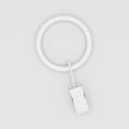 thumbnail image 4 of Mainstays 1" White Curtain Clip Rings (7 Pack), 4 of 6