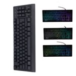 Clavier filaire, Clacher mécanique 87 Clés RGB Clavier mécanique Clacher multi-fonctionnel