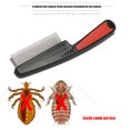 thumbnail image 3 of CAROOTU Flea Comb for Long Haired Cats Dogs Anti Knot Grooming Comb Easy Grip Handle Combs, 3 of 6