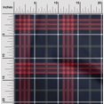 thumbnail image 1 of oneOone Viscose Chiffon Fabric Tartan Check Decor Fabric Printed BTY 42 Inch Wide, 1 of 4