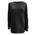 thumbnail image 4 of Pompotops Sweat-shirt à Manches Longues à Col Rond et à Manches Longues pour Femme, 4 of 5